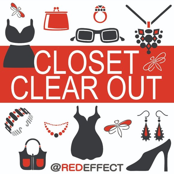 Closet Clear Out! Other - Sunday, February 23rd is 50% OFF Closet Clear Out at Red Effect!  Details ⬇️